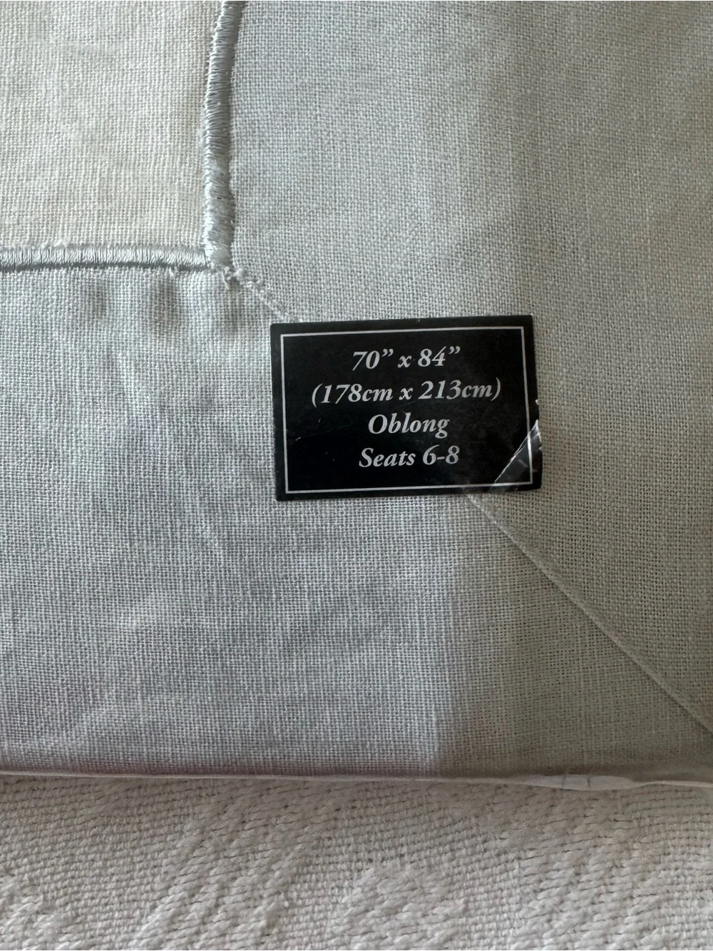 Waterford Linens Tablecloth 70” X 84” French Countryside Traditional Formal 6-8